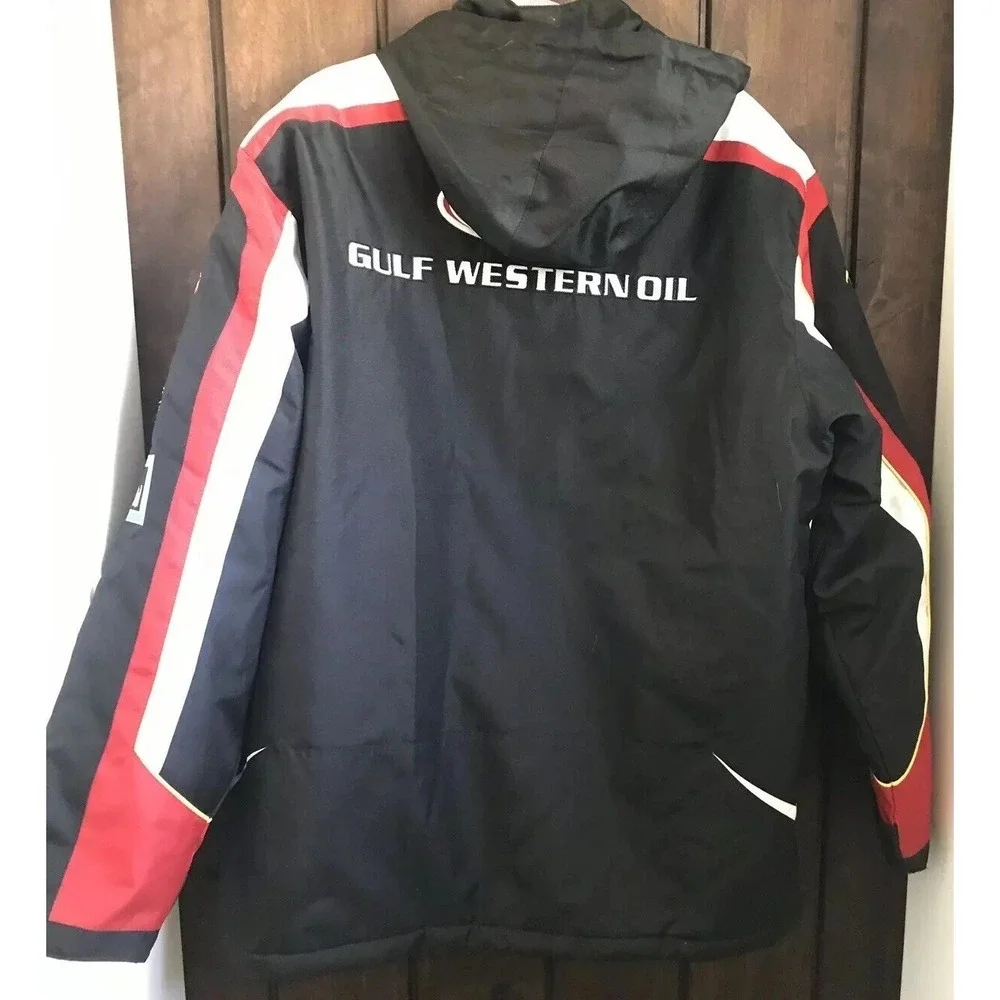 Gulf Western Oil Racing Jacket‎ Men's XXL Polyester Australia RARE